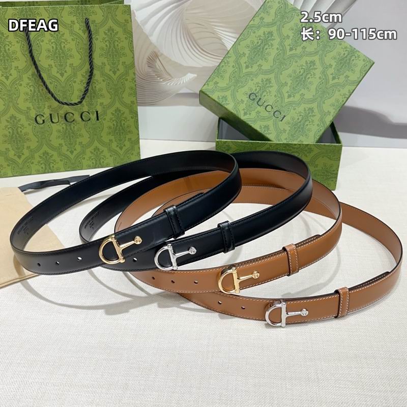 2025 Gucci belt 25mm 1028